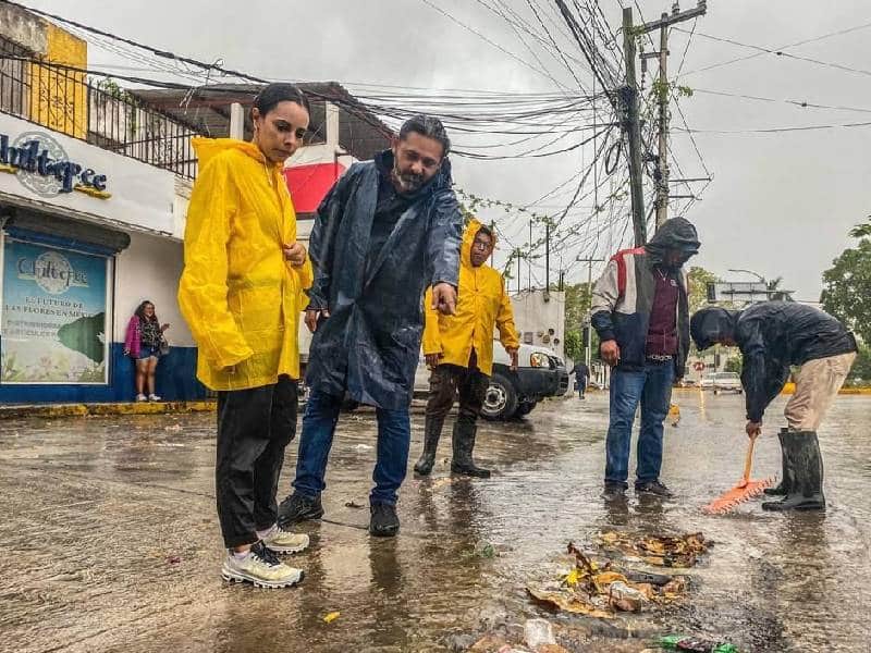 Trabajan en prevención de afectaciones por lluvias