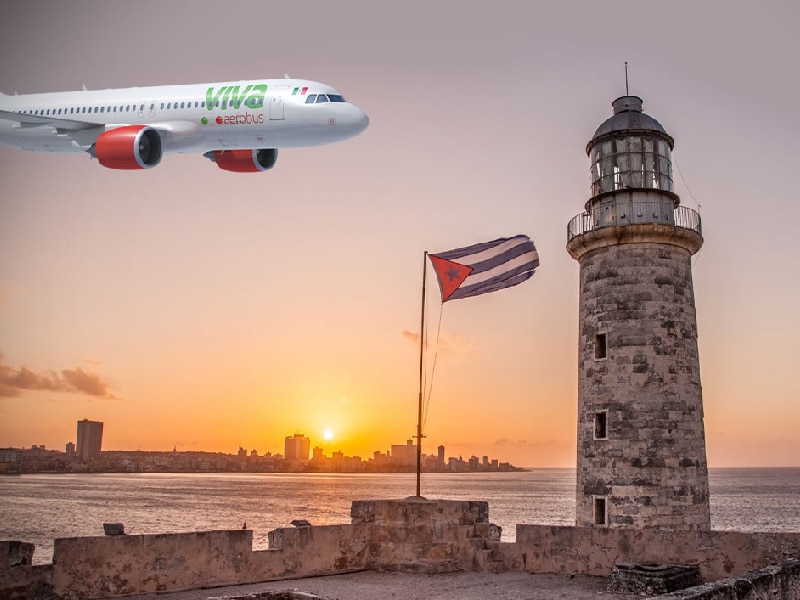 Inauguran AIFA y Viva Aerobus nuevas rutas con destino a La Habana y Tijuana