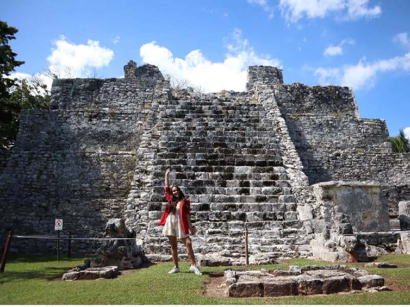El Meco, el impresionante vestigio de los Mayas.