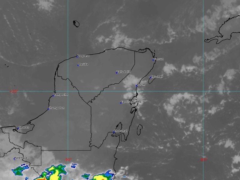 Continúa el calor en la Península de Yucatán