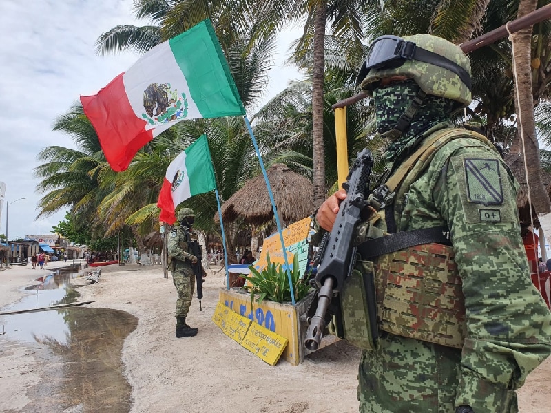 Sedena refuerza presencia en zona sur