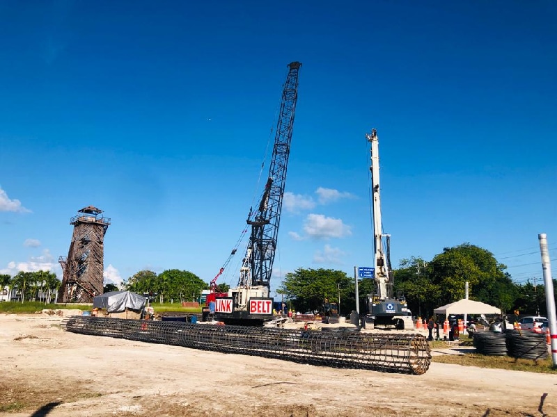 Avanza obra del Puente Nichupté en Cancún