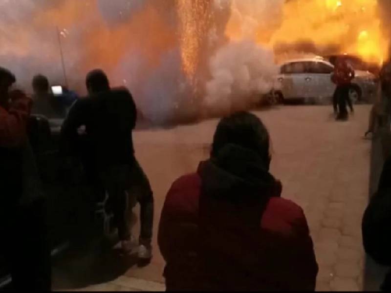 Explosión de pirotecnia deja 10 heridos en iglesia de Carrillo Puerto