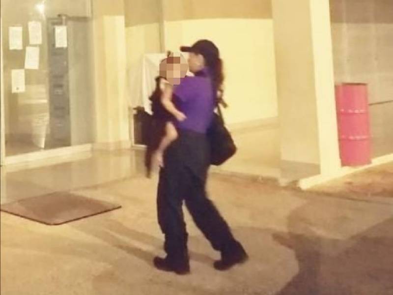 Niña de tres años deambulaba descalza en la supermanzana 251