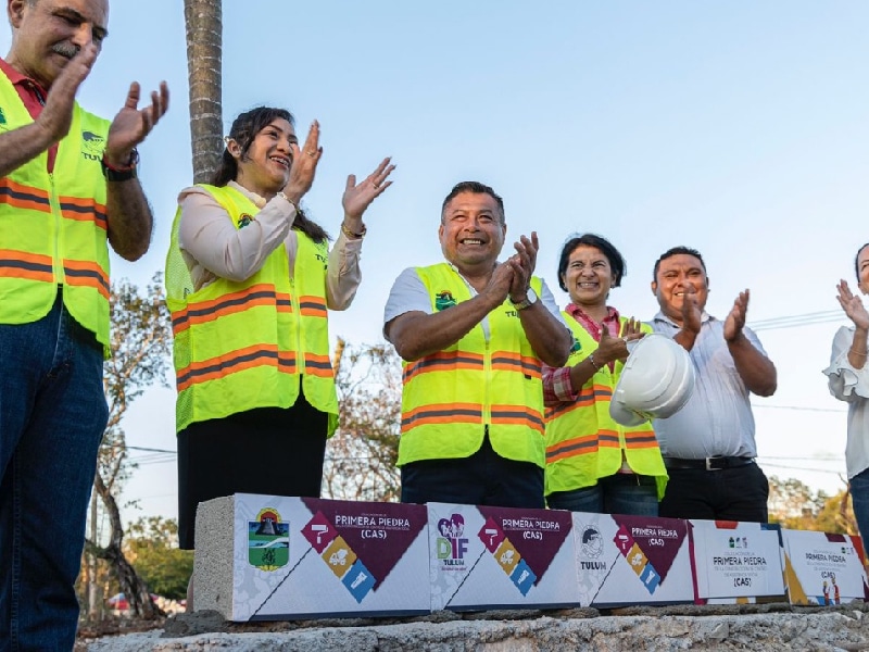 Inicia la construcción del Centro de Asistencia Social del DIF en Tulum