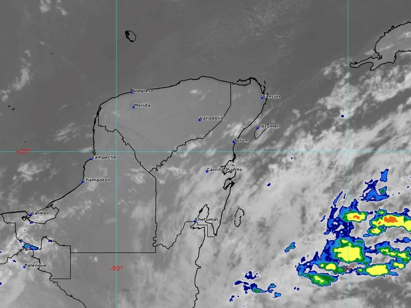 Tendremos un día calido por la tarde en Quintana Roo