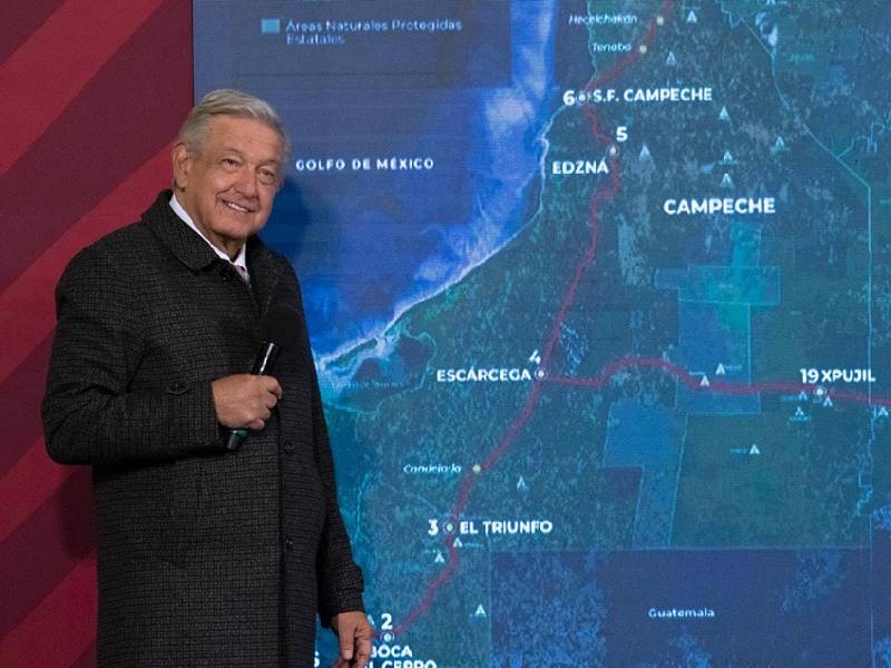 Tren maya comenzará pruebas en julio de 2023: AMLO