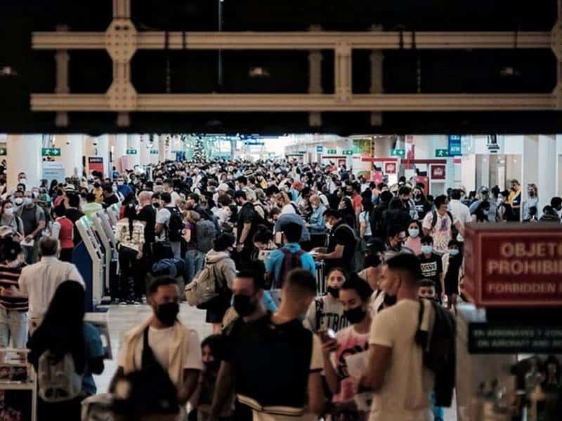 El aeropuerto de Cancún sigue con operaciones arriba de 600: hoy, 629