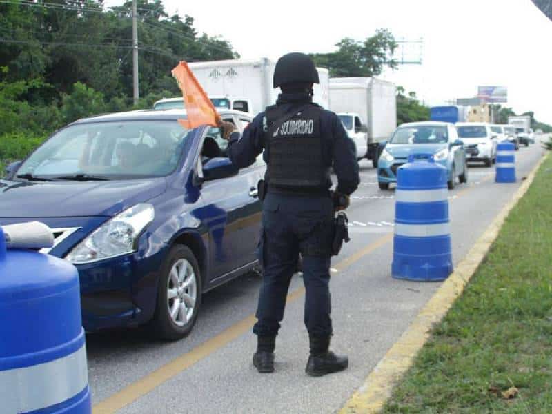 En orden transcurren festejos de navidad en la zona turística de Playa del Carmen