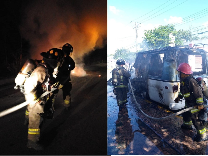 Inicio de año muy activo para los bomberos de Cancún, atienden cinco incendios