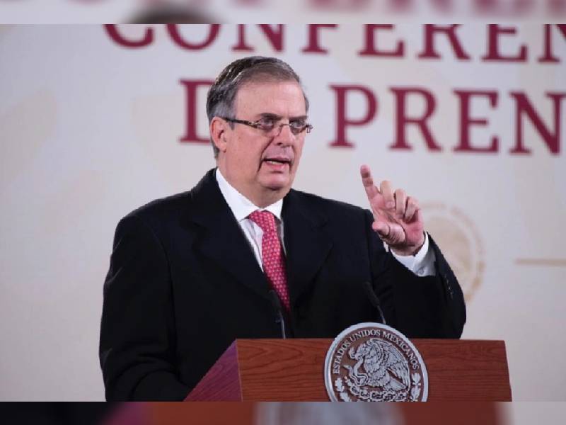 Destaca Ebrard buena conversación entre AMLO y Biden