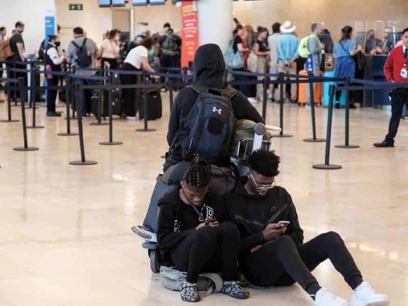 Jornada sabatina en aeropuerto de Cancún, con 627 operaciones y conexión a 96 destinos