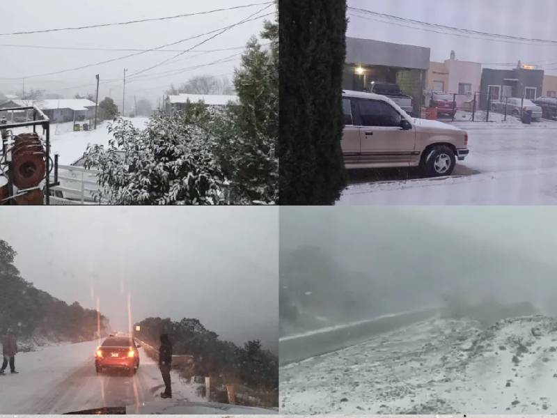 Video. Así luce Sonora durante la cuarta tormenta invernal