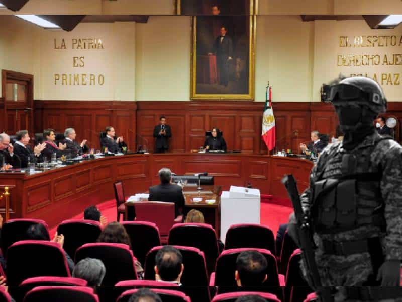 Avala SCJN que el Ejército realice detenciones y sus registros