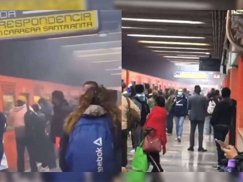 Usuarios reportan humo en estaciones Jamaica y Velódromo de Línea 9 del Metro