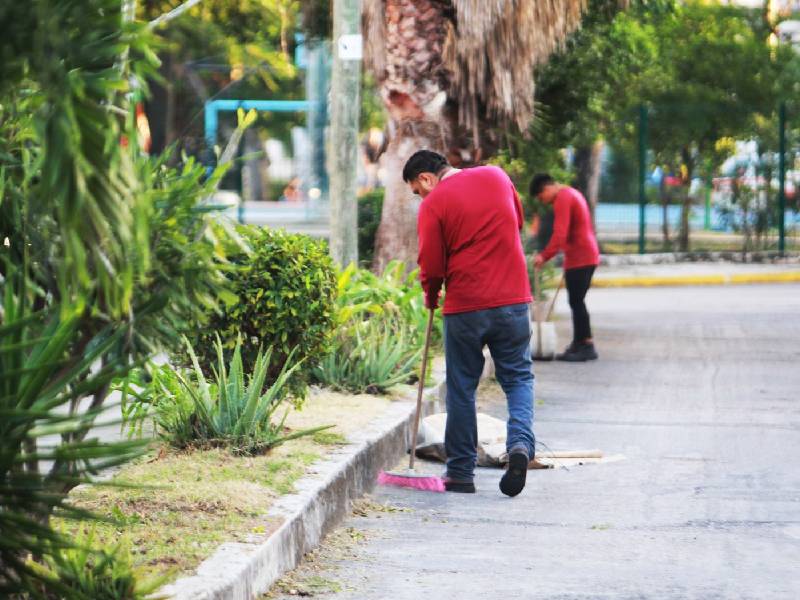 Constata Ana Paty Peralta brigadas de servicios públicos en la SM 50 
