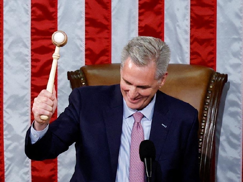 McCarthy consigue la presidencia de la Cámara Baja de EU tras disputa republicana