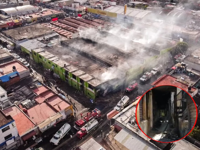 mercado incendio