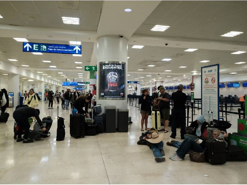 Aeropuerto Internacional de Cancún recibe 2023 con más de 600 vuelos