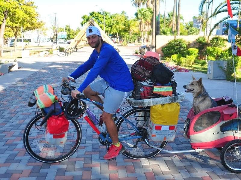 Le roban sus pertenencias en Mexicali a ciclista que recorría Latinoamérica