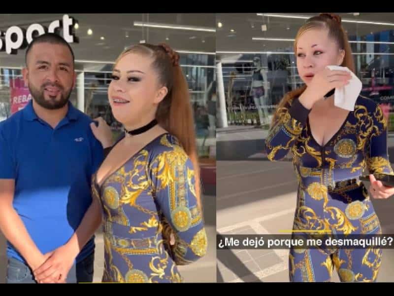 ¡Y se marchó! Joven deja a su novia presuntamente por verla sin maquillaje tras reto