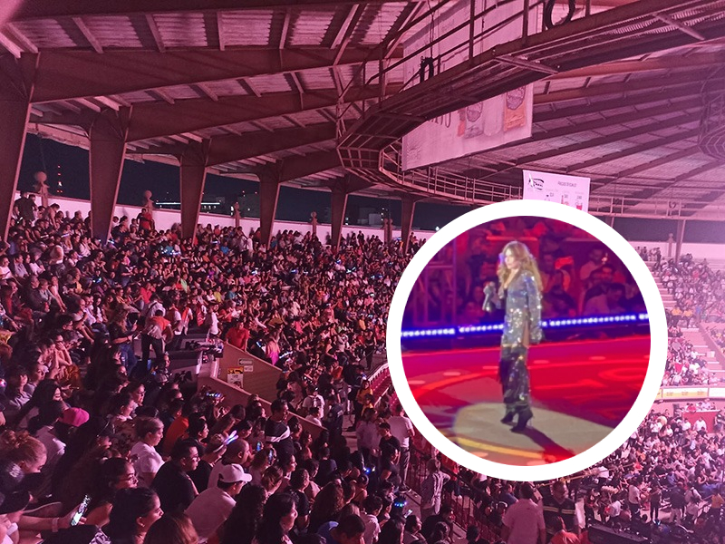 Accidentada presentación de Gloria Trevi en Cancún