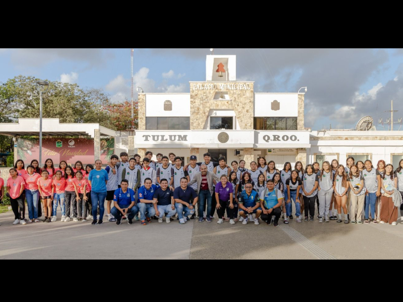 CONADE 2023_ Parten atletas de Tulum rumbo a los juegos deportivos