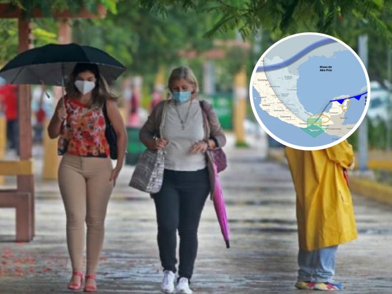 Causará frente frío bajas temperaturas