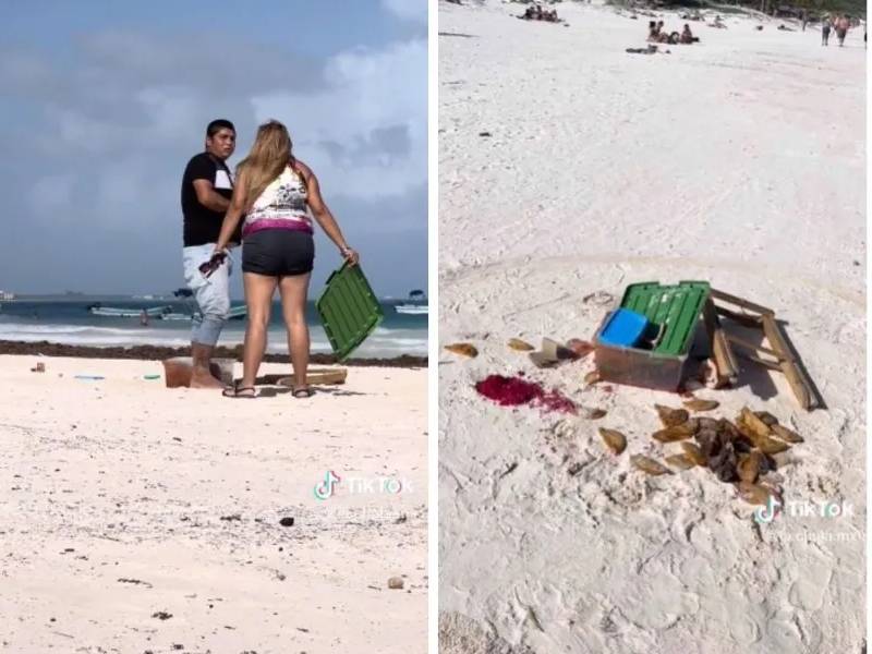 Turista agrede a vendedor ambulante en Tulum