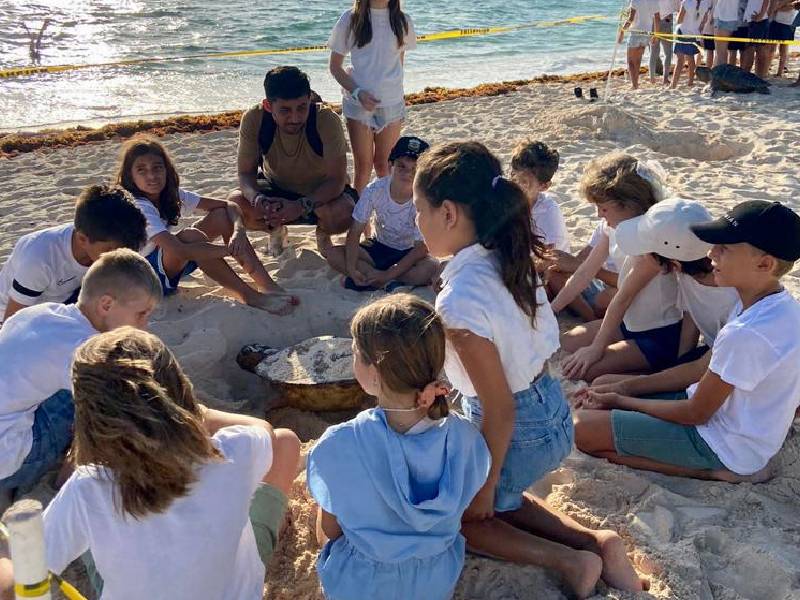 Inculcan en niños de Tulum el cuidado y preservación de los humedales