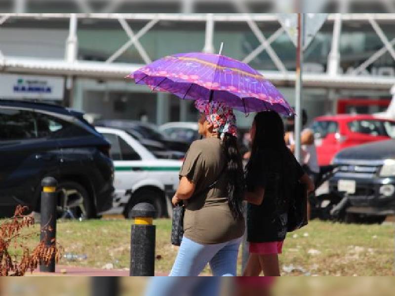 Miércoles con temperaturas de hasta 35°C en Quintana Roo