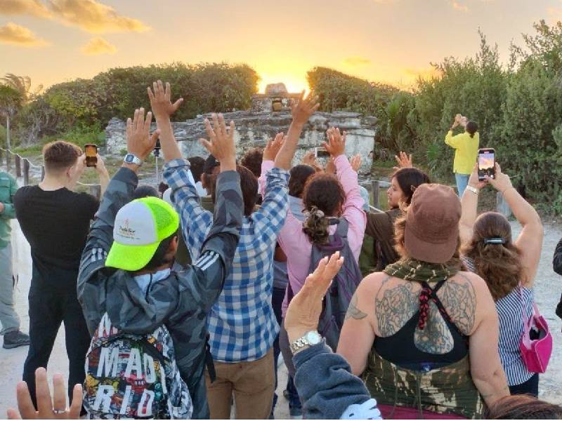 Se observa en Cozumel fenómeno arqueoastronómico de invierno