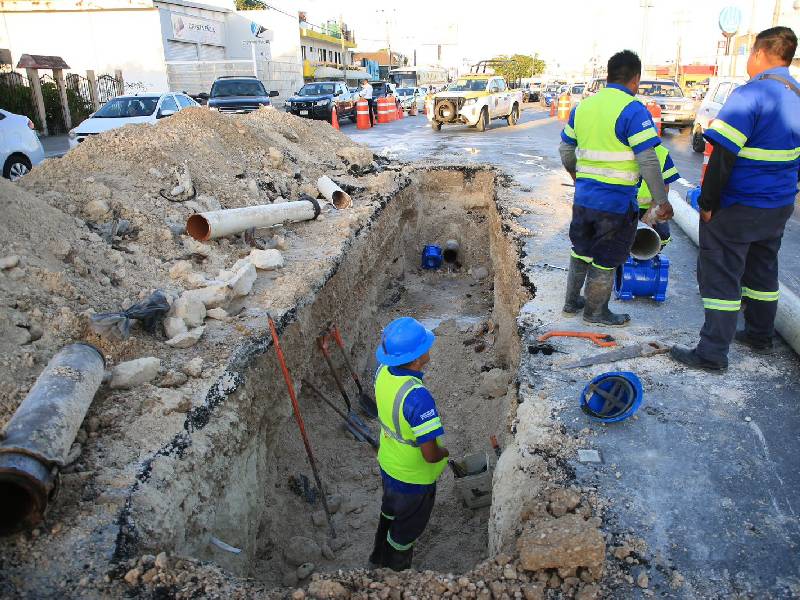 Se forma socavón en Cancún, segundo en lo que va del año