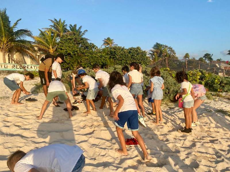 Inculcan en niños de Tulum el cuidado y preservación de los humedales