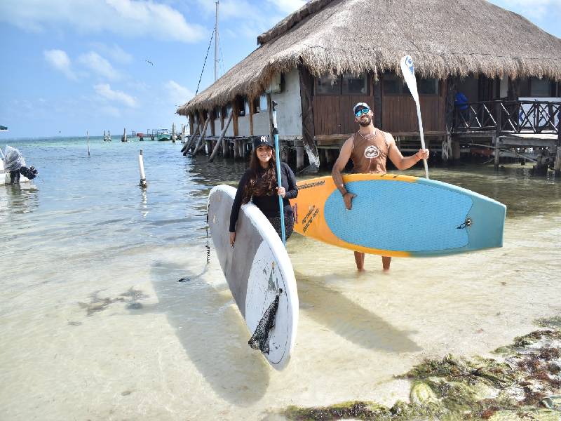 Paddel board en Cancún.