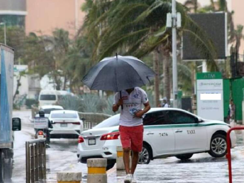 Fin de semana lluvioso para la Península de Yucatán