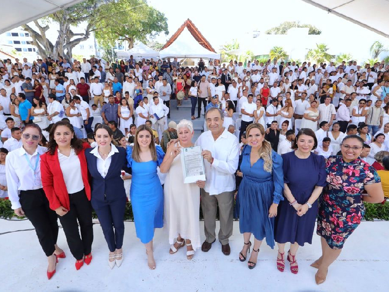Se dan el sí 280 parejas en las Bodas Colectivas 2023 (1)