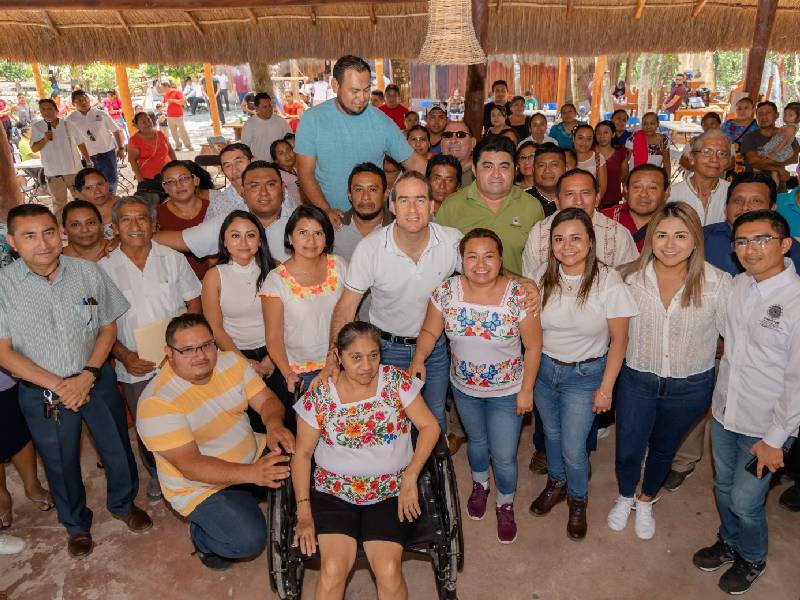Zona Maya de Tulum ofrece respaldo total a la gestión de Diego Castañón