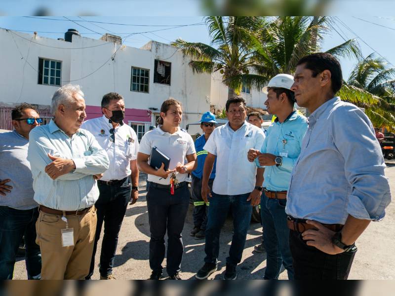 Aguakan amplía cobertura de drenaje en Isla Mujeres
