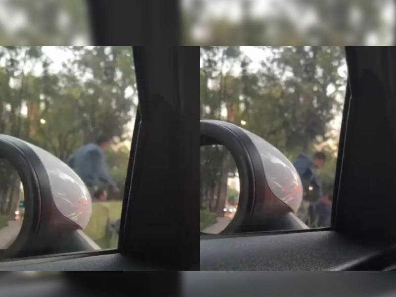 Captan en video asalto en cruce de Insurgentes Sur