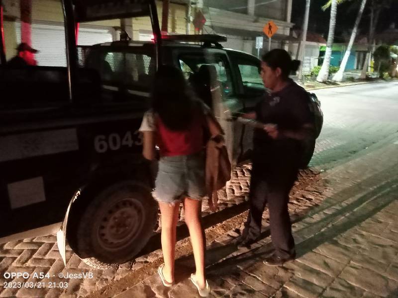Respuesta inmediata del GEAVIG de Isla Mujeres ante una menor extraviada