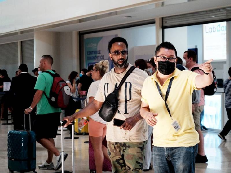 El aeropuerto de Cancún, con 528 vuelos y una conexión con 77 destinos