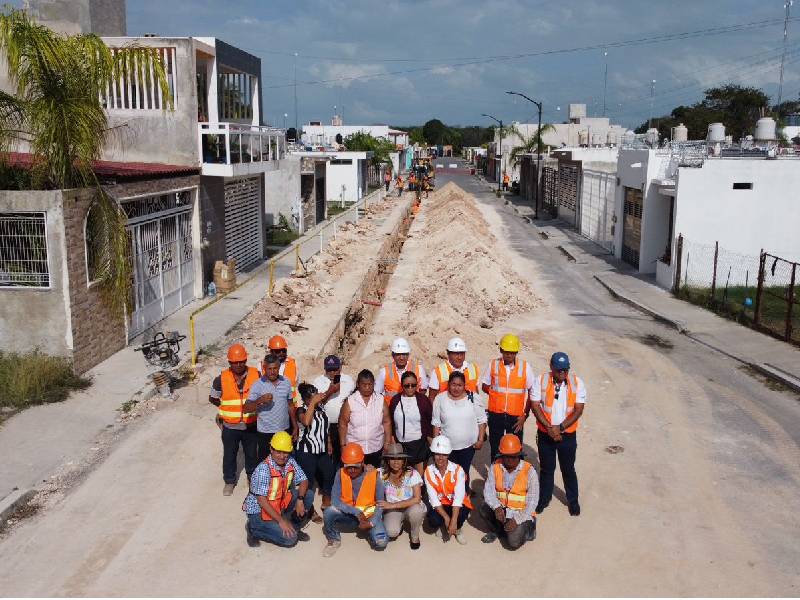 Con mejor infraestructura en drenaje sanitario se cuida el agua: Mara Lezama