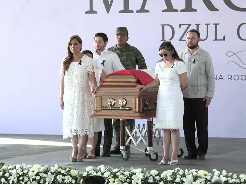 Homenaje póstumo a Marciano Dzul Caamal en Tulum