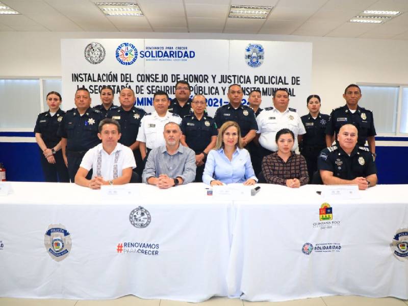 Solidaridad avanza en renovación y dignificación de la policía municipal