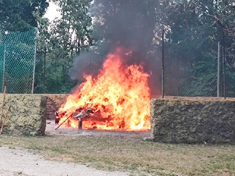 Incineran poco más de 350 kilos de narcóticos