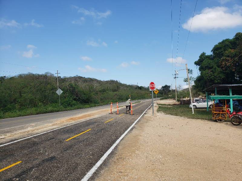 Entregan ciclovía en comunidad maya de Carrillo Puerto