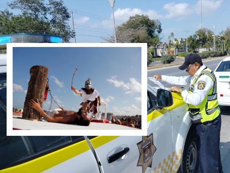 Autoridades resguardan 19 eventos religiosos este Viernes Santo