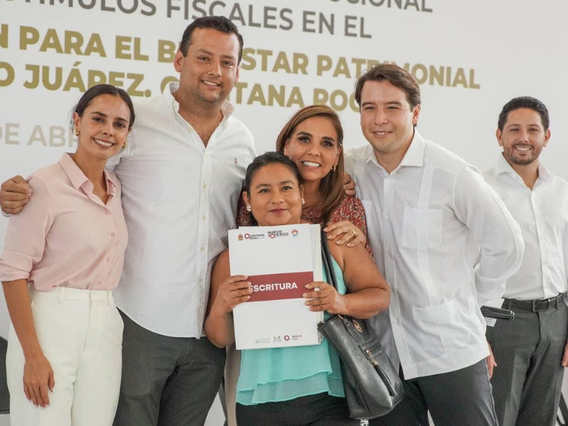 Daremos certeza jurídica a más de 2,500 familias en Benito Juárez Mara Lezama