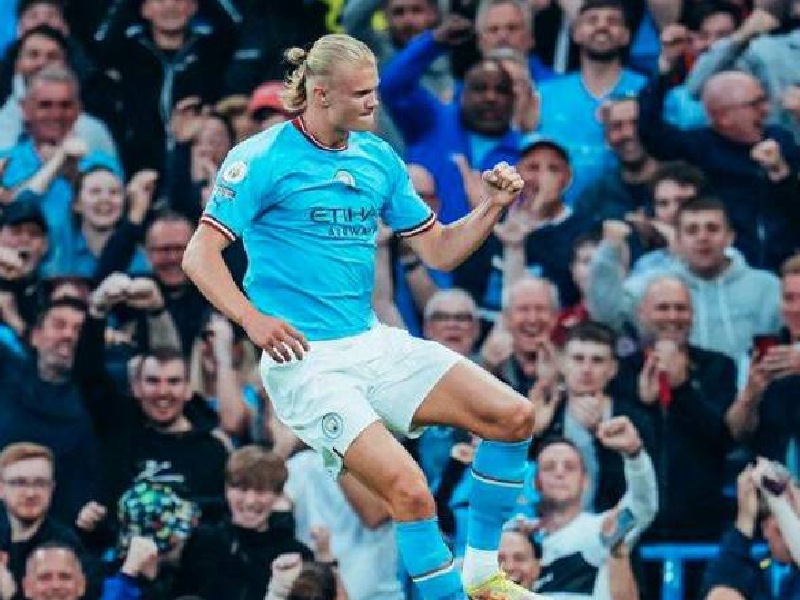 El Manchester City presiona al Arsenal con un Haaland de récord
